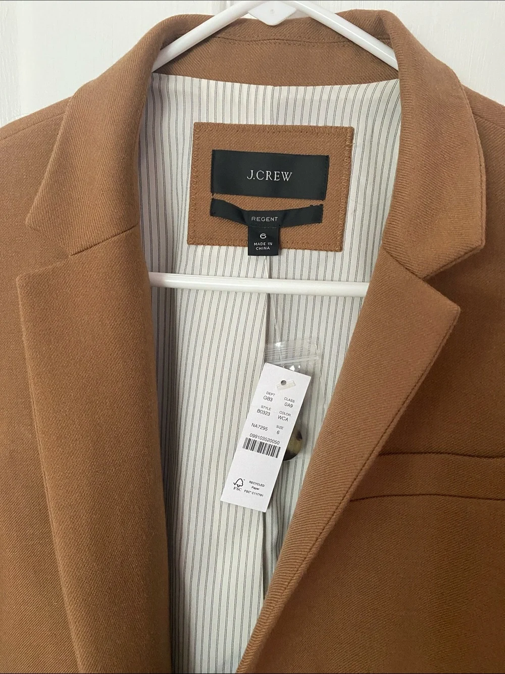 NWT J. Crew Regent Blazer Size 6